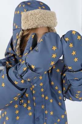 Tiny Stars technical ski mittens | Tinycottons