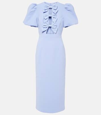 Bridal Annabelle bow-detail midi dress | Rebecca Vallance