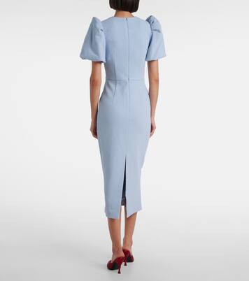 Bridal Annabelle bow-detail midi dress | Rebecca Vallance