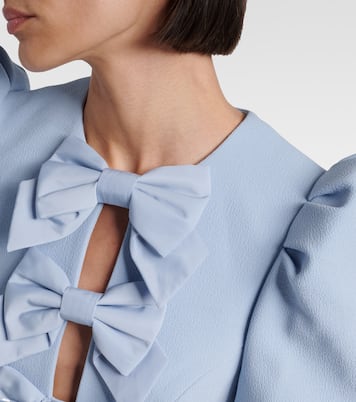 Bridal Annabelle bow-detail midi dress | Rebecca Vallance