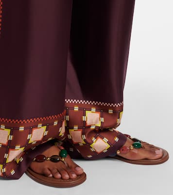 Verzierte Sandalen Shanti aus Leder | Gianvito Rossi