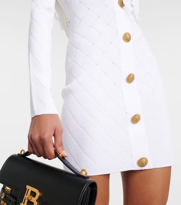 Fringed knit minidress  | Balmain