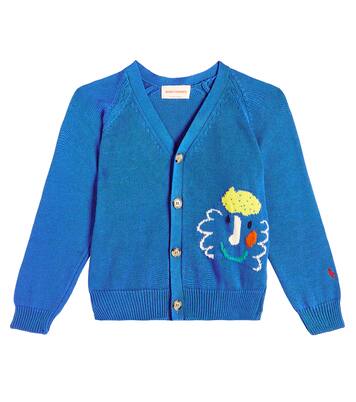 Embroidered cotton cardigan | Bobo Choses