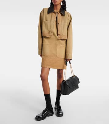 Schultertasche Medium aus Leder | Prada