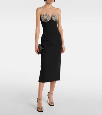 Robe midi Cordelia à ornements | Rebecca Vallance