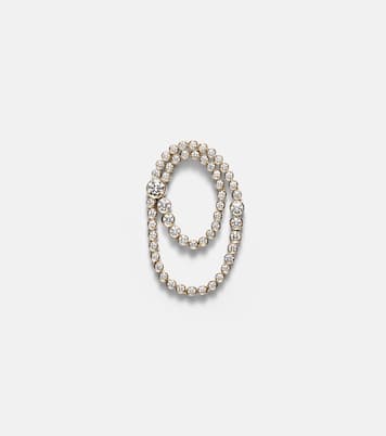Boucle d'oreille unique Embrassée de Diamant en or 18 ct et diamants | Sophie Bille Brahe