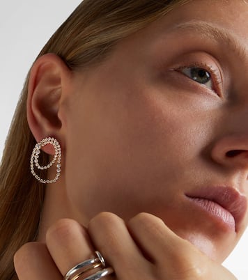 Boucle d'oreille unique Embrassée de Diamant en or 18 ct et diamants | Sophie Bille Brahe