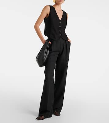 Mylie linen vest | Velvet