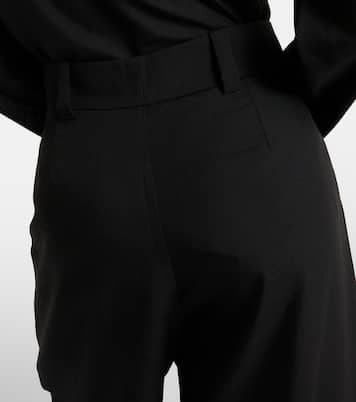 Pantalones anchos Forest de gasa de mezcla de lana | Joseph