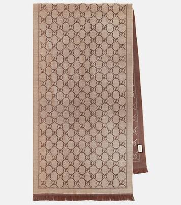 Schal GG aus Woll-Jacquard | Gucci