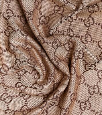 Schal GG aus Woll-Jacquard | Gucci