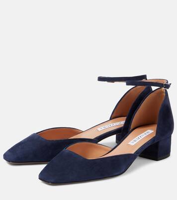 Asha 35 suede pumps | Aquazzura