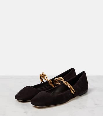 Ballerines Mary Jane Diamond Tilda en daim | Jimmy Choo