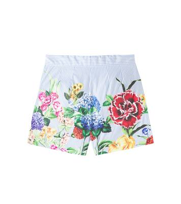 Floral cotton shorts | Dolce&Gabbana Kids