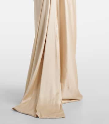 Galaxy draped crêpe satin bustier gown | Vivienne Westwood
