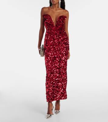 Robe de cocktail à sequins | Self-Portrait