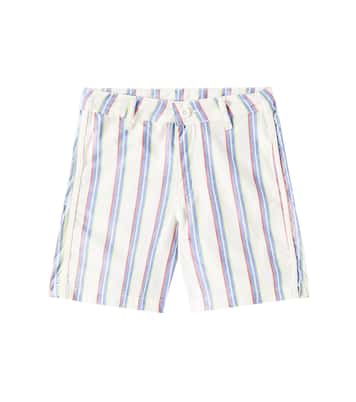Striped cotton Bermuda shorts  | Fábula