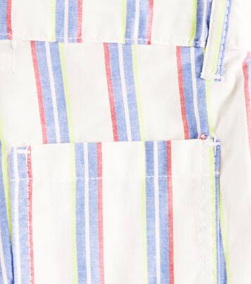 Striped cotton Bermuda shorts  | Fábula