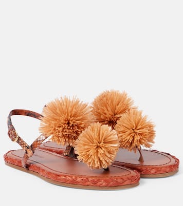 Ingrid leather-trimmed espadrilles | Ulla Johnson