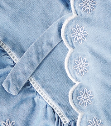 Baby  chabray dress and hat set | Chloé Kids