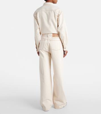 Jeans anchos de tiro alto | Ami Paris