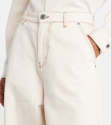 Jeans anchos de tiro alto | Ami Paris