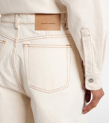 Jeans anchos de tiro alto | Ami Paris