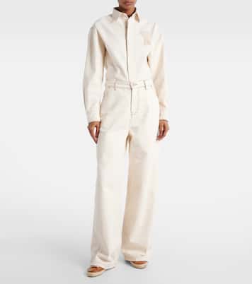 Jeans anchos de tiro alto | Ami Paris