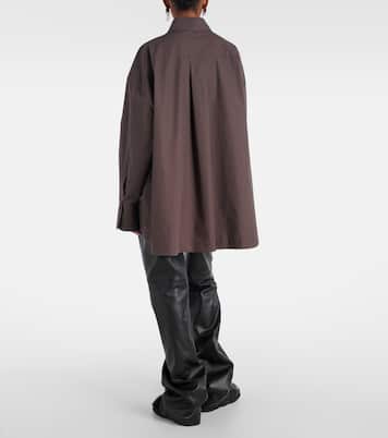 Oversize-Hemd Diana aus Baumwollpopeline | The Attico