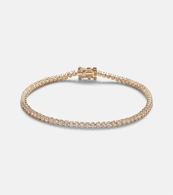 Hepburn 18kt gold tennis bracelet with diamonds | Anita Ko