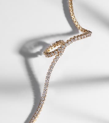 Hepburn 18kt gold tennis bracelet with diamonds | Anita Ko