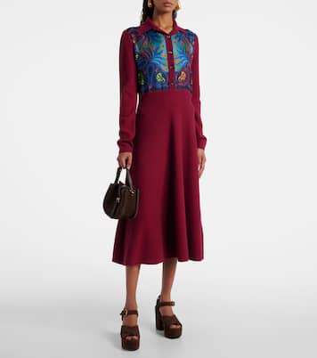 Hemdblusenkleid aus Seide, Wolle und Kaschmir | Etro