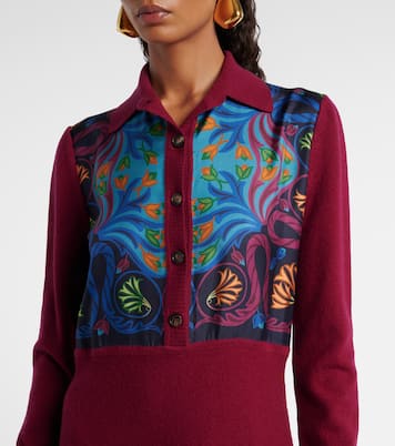 Hemdblusenkleid aus Seide, Wolle und Kaschmir | Etro