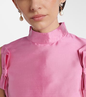 Ohrringe VLogo mit Kristallen und Zierperlen | Valentino