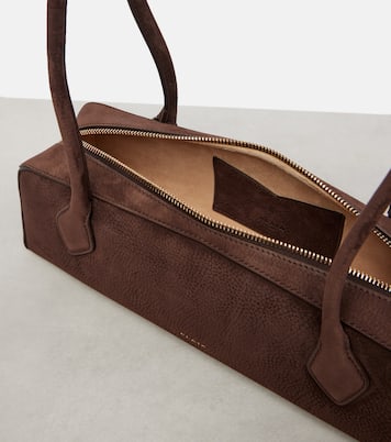 Borsa a spalla Le Teckel Medium in suede | Alaïa