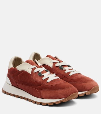 Monili suede sneakers | Brunello Cucinelli