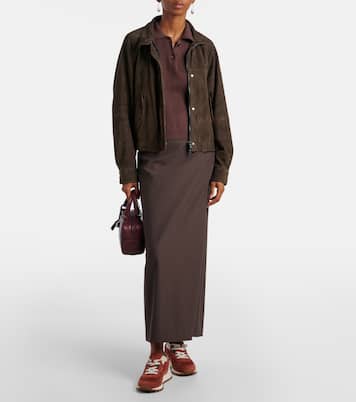 Monili suede sneakers | Brunello Cucinelli