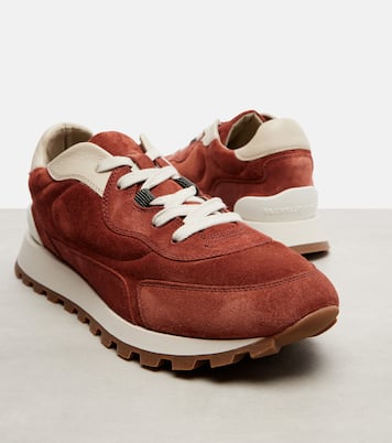 Monili suede sneakers | Brunello Cucinelli