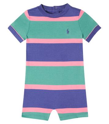 Baby striped cotton playsuit | Polo Ralph Lauren Kids