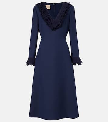 Crepe Couture bow-detail midi dress | Valentino