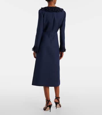 Crepe Couture bow-detail midi dress | Valentino