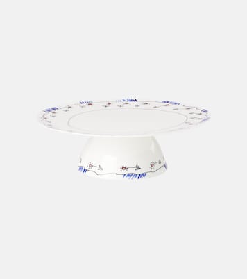 Midnight Flowers Anemone Milk porcelain cake stand by Marni | Serax