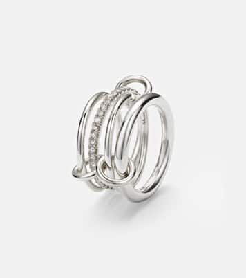 Ring Nimbus aus Sterlingsilber mit Diamanten | Spinelli Kilcollin