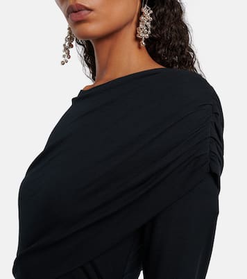 فستان قصير درابيه من الجيرسيه Denise | Marant Etoile