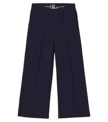 Pantaloni a gamba larga con logo | Chloé Kids