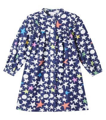 Bedrucktes Kleid aus Denim | Stella McCartney Kids