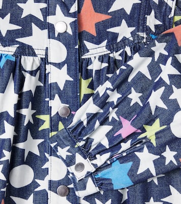 Bedrucktes Kleid aus Denim | Stella McCartney Kids