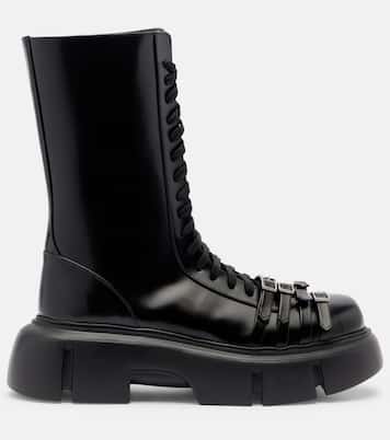 Platform leather combat boots | Simone Rocha