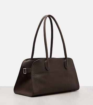 Margaux Medium leather tote bag | The Row