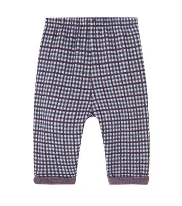 Baby Simon checked cotton-blend pants | 1 + in the Family